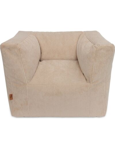 Fauteuil pouf Corduroy Beige