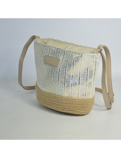Le Voyage en Panier Carlton Sac trotteur Ecru