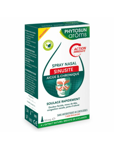 Spray nasale Sinusite 50mg Phytosun Aroms