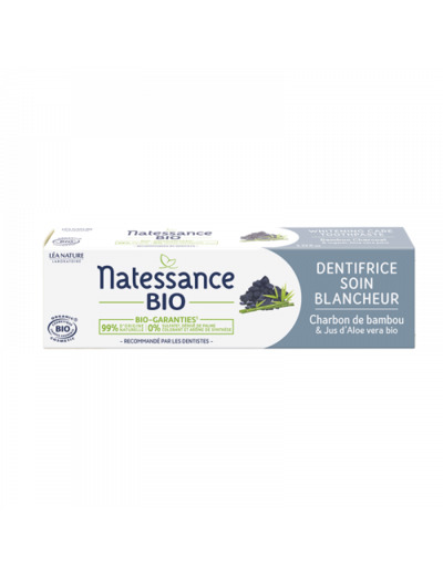 Dentifrice soin blancheur bio 75ml Natessance