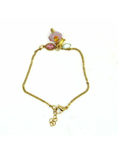 Bracelet chaine cristal Yuna