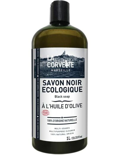 La Corvette Savon Noir Liquide Olive Ecocert 1 L