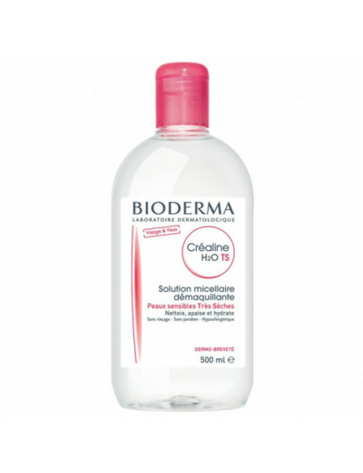 BIODERMA CREALINE T.S. H2O S/PARFUM 500ML