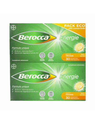 Berocca Energie Orange effervescents 60 Comprimés Bayer