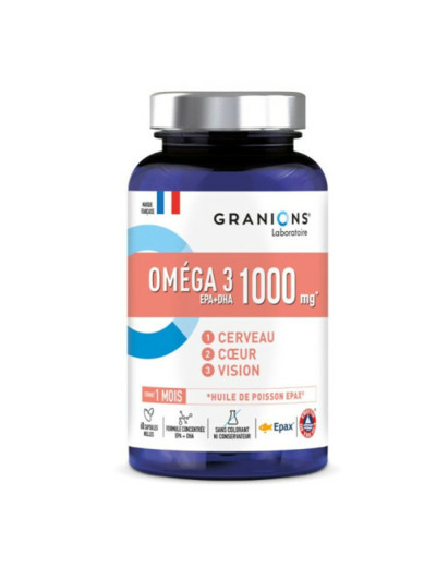 GRANIONS OMEGA 3 1000MG CAPS60 CPR60