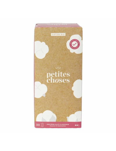 Protège Slip Classique Coton Bio Boîte de 30 Les Petites Choses