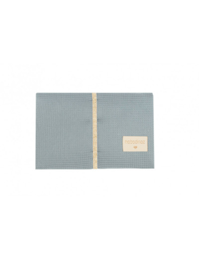 Tapis à langer de Voyage Bleu Stone Mozart