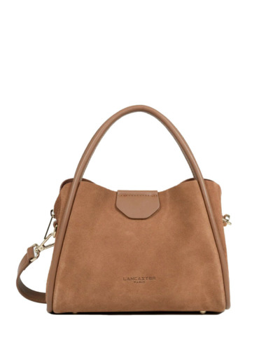 Lancaster Suède Ida Petit Sac A Main 470-100 Moka