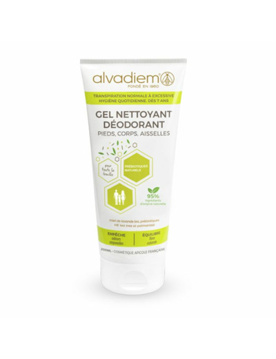 Gel Nettoyant Deodorant 200ml Alvadiem