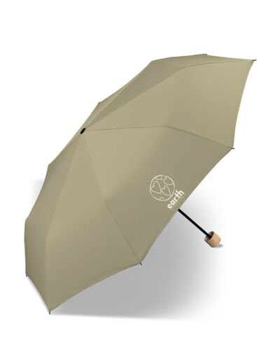 Happy Rain Earth Parapluie Pliant Super Mini Manual Olive Gray