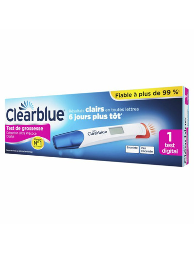 Test de grossesse ultra précoce x1 Clear Blue