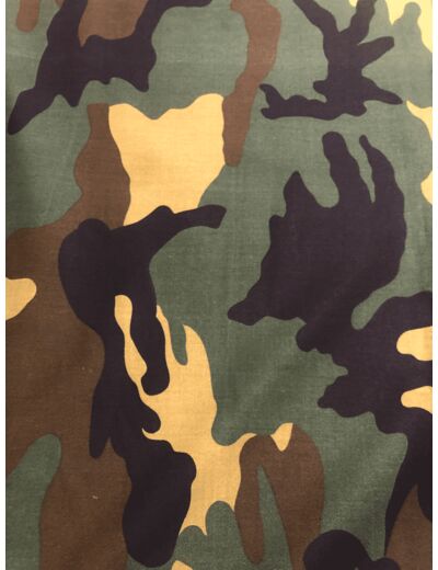 Tissu motif camouflage