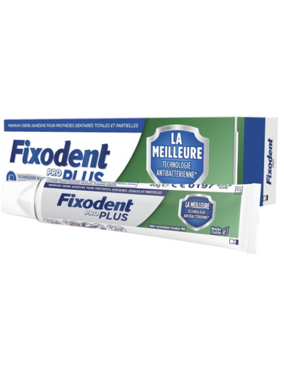 Crème Adhésive Prothèses Dentaires 57g Pro plus Totales et partielles Fixodent