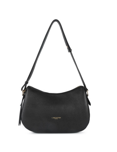 Lancaster Dune Besace En Cuir Grainé 529-95 Noir