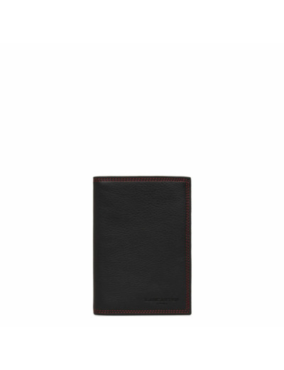 Lancaster Soft Vintage Homme Portefeuille 120-13 Noir Rouge
