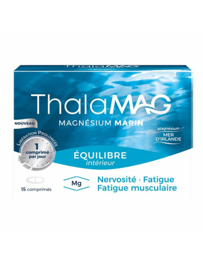 Equilibre Intérieur Magnesium Marin 15 comprimés Lp Thalamag