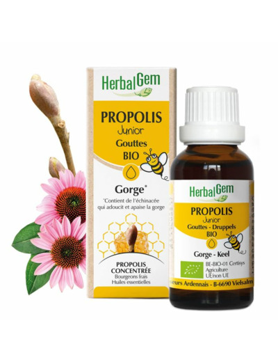 HERBALGEM PROPOLIS JUNIOR GOUTTES 15ML