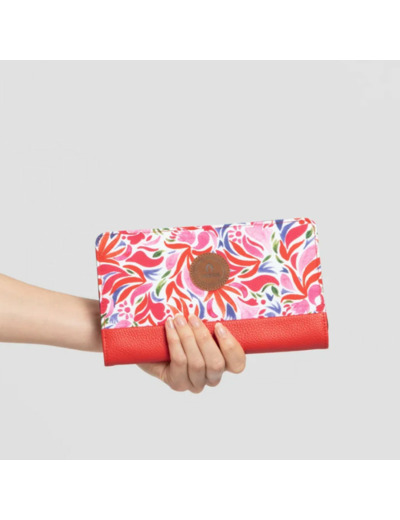 Cabaïa Wallet Large Grand Portefeuille Et Compagnon Santorin