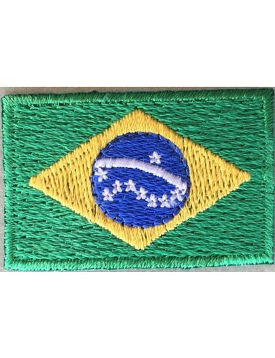 Ecusson thermocollant drapeau du Brésil
