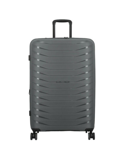 Jump Inlu Valise Rigide Extensible 4 Roues Tsa 78Cm Gris