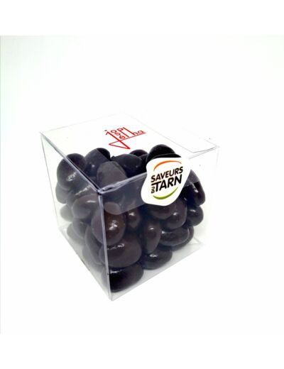Amandes enrobées chocolat noir - 200g