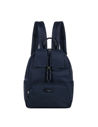 Lancaster Basic Verni Sac à dos 514-86 Bleu Fonce