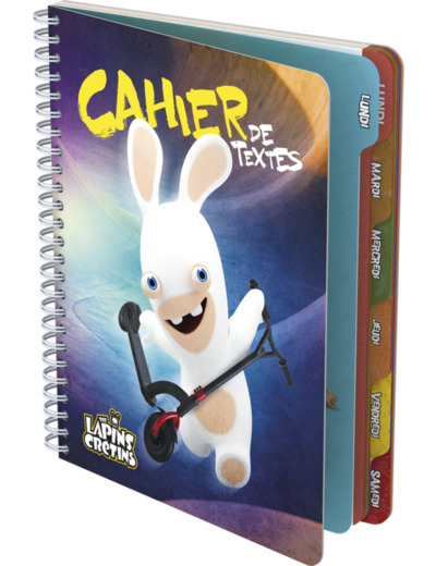 Cahier de textes "Les Lapins crétins" - Battle
