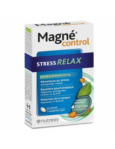 Stress Relax 30 Comprimes Magnécontrol Nutreov