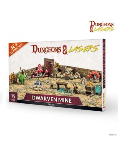 Dungeon & Lasers - Décors - Dwarven Mine Props