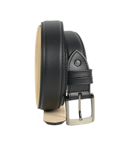 JL FOURES Ceinture Baroudeur Cuir Homme Noir