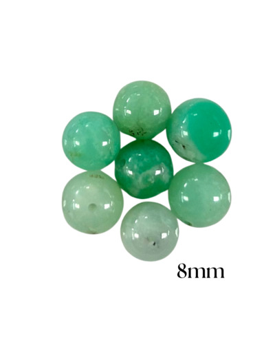 PERLES CHRYSOPRASE