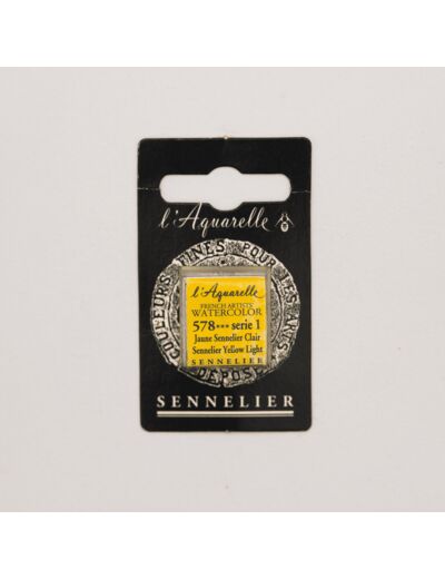 Peinture Aquarelle Extra-Fine Sennelier, 578 Jaune Sennelier Clair S1