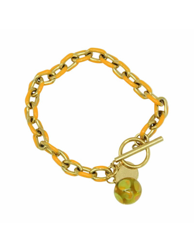 Bracelet chaine email ZESTE