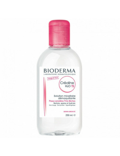 Eau micellaire 250ml Crealine H2O Ts Peaux sensibles Bioderma