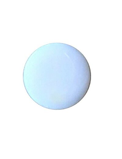 Bouton pastille bleu ciel 10 mm