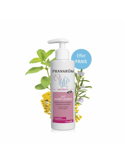 Lait Jambes légères Bio 200ml Pranabb Pranarôm