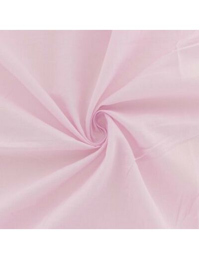 Tissu voile de coton rose
