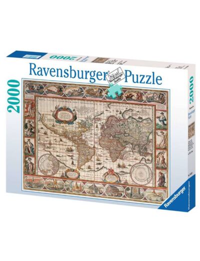 Puzzle mappemonde 1650 2000p