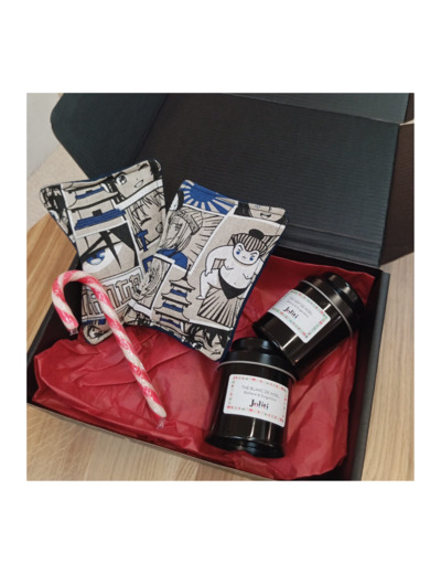 Coffret cadeau Chaufferettes et infusions - Motif manga