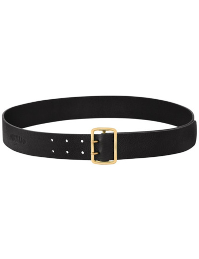 Longchamp Ceinture Femme Cuir Noir