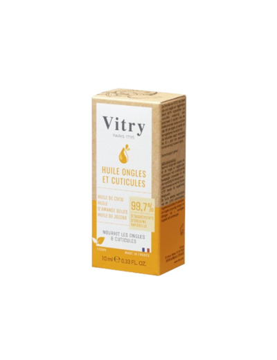 VITRY HUILE ONGLES CUTICULES 10ML