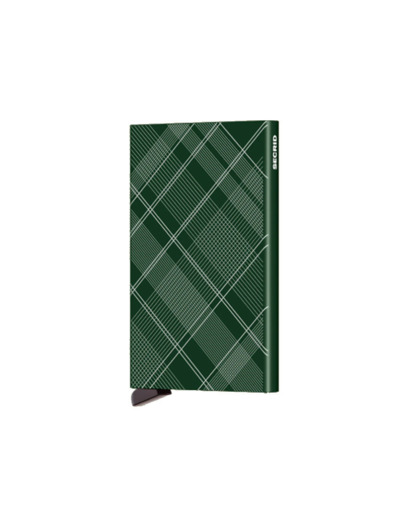 Secrid Porte-Carte Cardprotector Laser Tartan Green