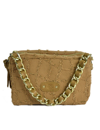 Mila Louise Mama GF2 Sac Trotteur Toile Fantaisie Caramel