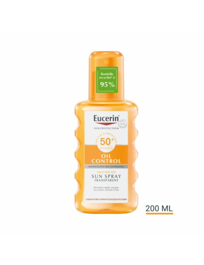EUCERIN SUN OIL CONTR TRANSP SPF50200ML