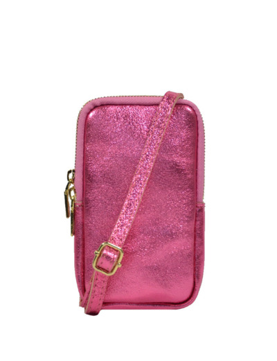 Farfouillette Pochette smartphone Cuir 2558 Rose