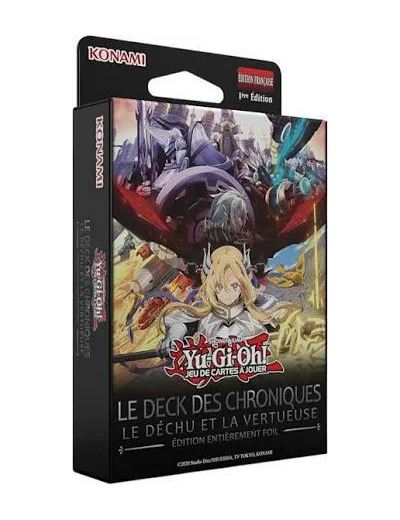 YGH - Le deck des chroniques - Le déchu et la vertueuse - Edition entierrement foil