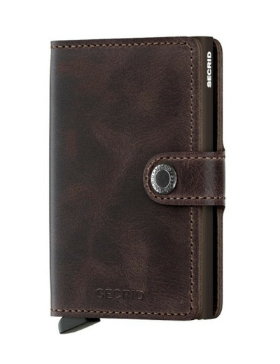 Secrid Porte-Carte Miniwallet Vintage Chocolat