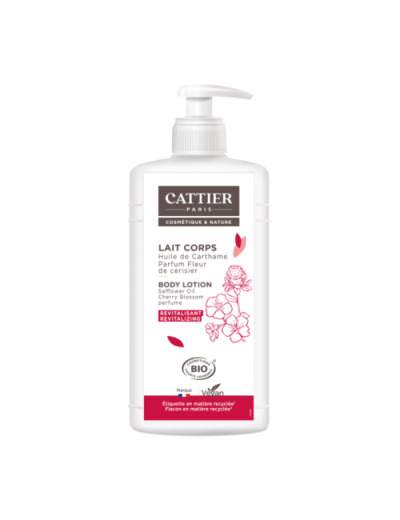 CATTIER LAIT CORPS HYDRA CERISIER FL500ML