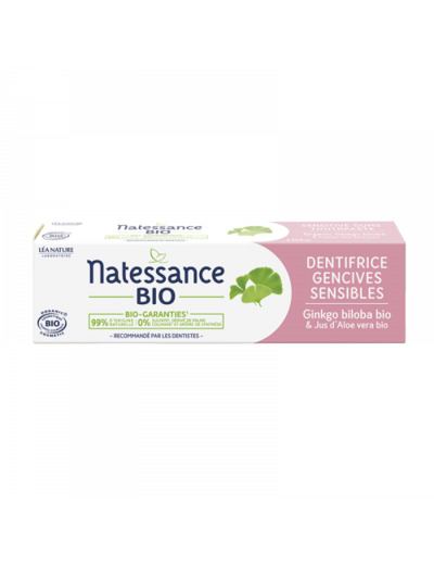 Dentifrice gencives sensibles bio 75ml Natessance