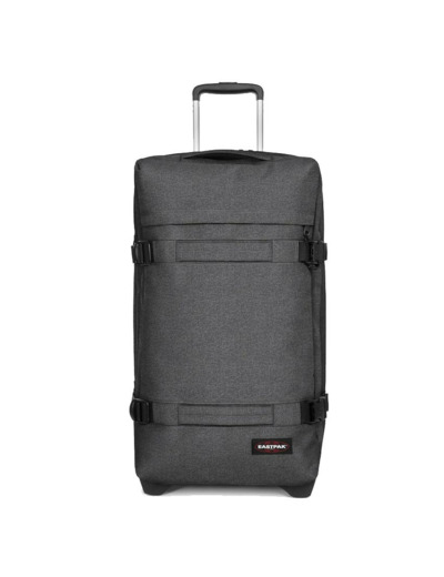 Eastpak Transit'r L Grand Sac de Voyage Souple à Roulettes 77H Black Denim